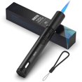 thumbnail image 1 of GHSDFBB Torch Lighter, Butane Lighter with Fuel Level Window for Candle, Adjustable Fire Jet Torch Windproof Lighter Long for Grill Cooking Survival, Mini Men Gifts, Black (Lighter Fluid not Inc, 1 of 7