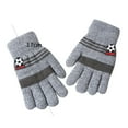 thumbnail image 3 of Dyfzdhu Kid Winter Gloves Children Stretchy Warm Gloves Boys Or Girls Knit Gloves Blue, 3 of 4