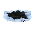 thumbnail image 4 of Unique Bargains 1 Pc Scrunchie Fashion Stripe Hair Elastics Blue Black, 4 of 5