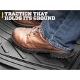 thumbnail image 4 of Husky Liners Uni-Fit Universal Automotive Floor Mats for Cars, Trucks, Vans, SUVs - All Weather Protection, Black, Set of 4, 4 of 9