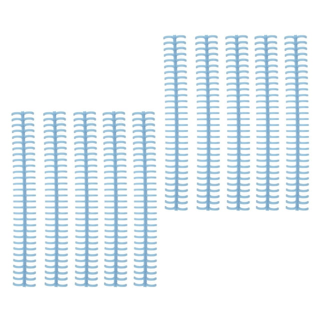 Binding Spines, Manual Bound Wear Resistant Good Gloss 1/2in 30 Holes Binding Coils For Office For Student Light Blue