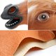thumbnail image 3 of Máscara de látex con cabeza de animal de caballo para fiesta de disfraces de Halloween (marrón), 3 of 5