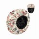 thumbnail image 1 of wonima11 Luxury Shower Cap Terry Cloth Lined EVA Waterproof Reusable Triple Layer Elastic Hair Bath Caps for Women Girls Cute-Pink Blue Floral, 1 of 1
