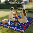 thumbnail image 4 of 4th of July Outdoor Rug for Patio/Deck/Porch, Non-Slip Large Area Rug 3 x 5 Ft, Independence Day American Patriotic Stars Blue Indoor Outdoor Rugs Washable Area Rugs, Camping Rug Carpet Runner, 4 of 8