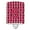 Crimson & White, variant on Caroline's Treasures CJ1069-SCNL Letter S Football Green and Gold Ceramic Night Light, 6x4x3", multicolor