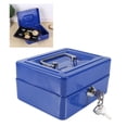 thumbnail image 1 of Fireproof Safe Box with Lock and Key, Metal Portable Safe Lock Box for Documents, Jewelry, Coins, Fireproof Anti Theft Multipurpose Security Case, 1 of 7