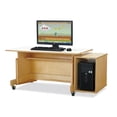 thumbnail image 3 of Apollo Single Computer Desk - Maple Top, 3 of 7