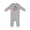 AC-Heather Grey, variant on I Live to Hug Cute Sloth on a Branch Baby Romper Coveralls