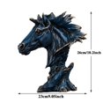 thumbnail image 2 of 1pc Horse Head Ornament Home Sculpture Statue Ornament,cute,kawayi, Simulated Animal Decorations,Thanksgiving Gifts, Desktop Decorations, Valentine's Day Gifts, Birthday Gifts, Shopping Mall Decoratio, 2 of 4
