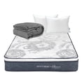 thumbnail image 1 of Colchón King Size Restonic Ghana Almohadas Royal Twin Edredón Homy, 1 of 8