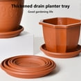 thumbnail image 3 of 6 Pack Plant Saucers for Indoor,Heavy Duty Plastic Plant Trays for pots, Grow Bags,Bird Baths,Flower Drip Trays for Indoor and Outdoor Uses, 3 of 7