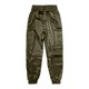 thumbnail image 4 of Pantalones de Yoga Gibobby Pantalones casuales con bolsillo en la Cintura elástica de satén para mujer Verde S, 4 of 4