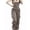 Gray, variant on Women'S Corduroy Overalls with Adjustable Straps, Baggy Bib Jumpsuit, Casual with Pockets Pink S