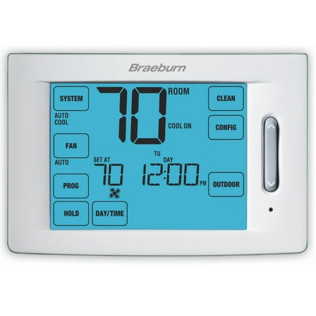 BRAEBURN 6100 / Touchscreen Hybrid Universal 7, 5-2 Day or Non-Programmable 1H / 1C