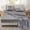 Gray, variant on 5- Satin Sheets Split Size Set, Luxury Silky Split Sheets Sets for Adjustable Bed, Gray Smooth Similar to Silk Bedding with 2 Fitted Sheets, 1 Flat Sheet, 2 Pillowcases