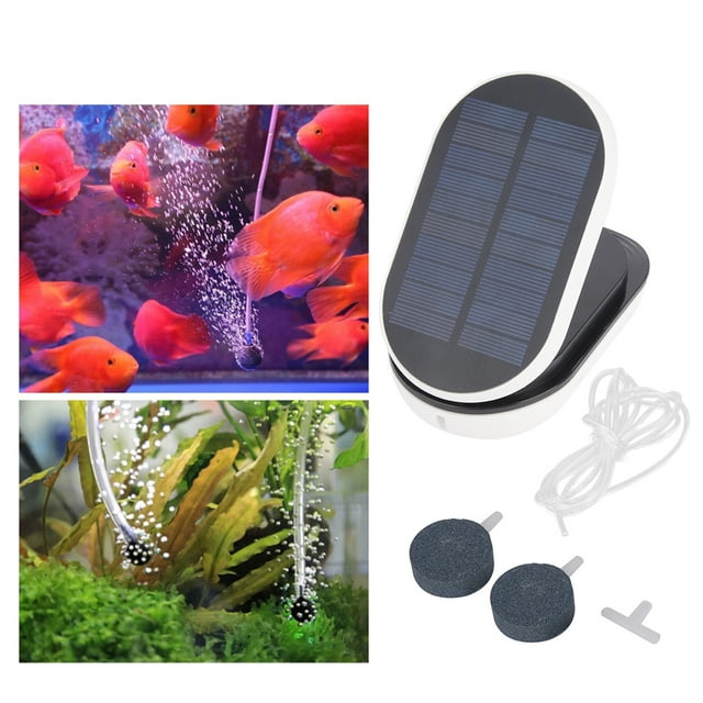 Portable AP007 Solar Powered Oxygenator, Practical Oxygenator, For Aquariums Fish