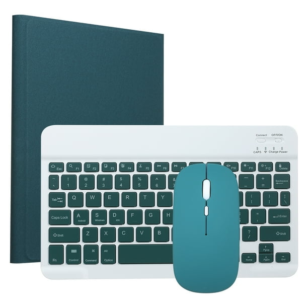 Estuche para teclado BT retroiluminado desmontable + Ranura para lápiz de mouse Compatible con disipación de calor