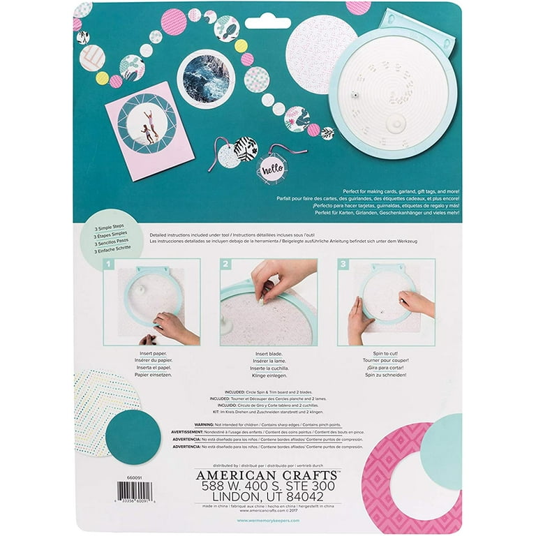 American Crafts We R Memory Keepers TOOL - WR - CIRCLE CUTTER