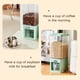 thumbnail image 5 of Dispensador de arroz tipo prensa QAZbgdl de 4 litros | Contenedor para almacenar granos y cereales | Tapa hermética | Organizador de alimentos de cocina de gran capacidad para arroz, frijoles,, 5 of 7