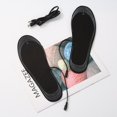 thumbnail image 2 of USB heated shoe inserts Electric foot heating pad Foot warmer Black, 2 of 5