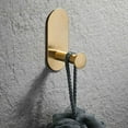 thumbnail image 4 of 2X Wall Mounted Hand Towel Bar Rack Brushed Gold Stainless Steel Round Toilet Paper Holder Hardware Accessories,10cm, 4 of 4