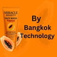 thumbnail image 2 of Miracle Beauty Papaya Daily Routine Instant Bangkok Facewash Cleanser, 2 of 5