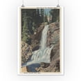 thumbnail image 1 of Glacier, MT - View of Trick Falls & Medicine Valley (12x18 Art Print, Wall Decor Travel Poster), 1 of 1
