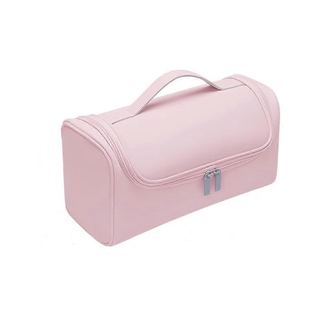 Estuche de viaje para secador de pelo, organizador de cuero sintético para herramientas de peinado, rizador y plancha Airwrap a prueba de golpes.