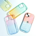 thumbnail image 6 of iFace Look In Lolly (Apple iPhone 14 Plus) Shockproof Transparent Gradient Color Hard Phone Case for Girls Women Adults - Peach Sapphire, 6 of 7