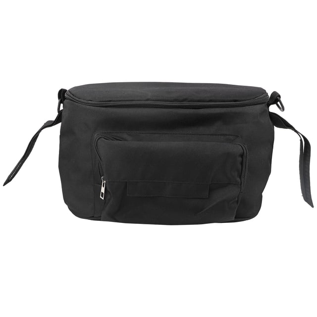 Bolsa colgante para carrito de niños, organizador para cochecito de bebé, bolsa de almacenamiento, portavasos para biberones y pañales.
