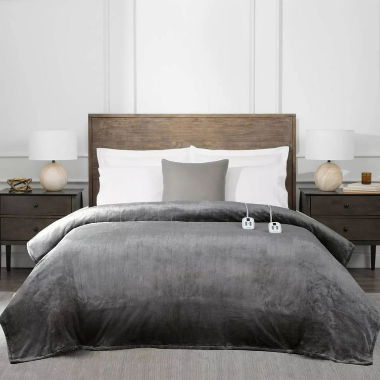 Bedding Brookstone Heated Micro Fleece Blanket Instructions