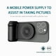 thumbnail image 5 of Teléfono magnético Selfie Grip Power Bank Charge para Huawei iPhone 14 Pro (Negro), 5 of 5