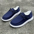 thumbnail image 3 of Womens Slip On Casual Shoes for Women | Lightweight Canvas Sneakers | Memory Foam Loafers Shoes, 3 of 16