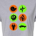 thumbnail image 3 of Disney Villains - Villian Symbols - Juniors Cropped Cotton Blend T-Shirt, 3 of 5
