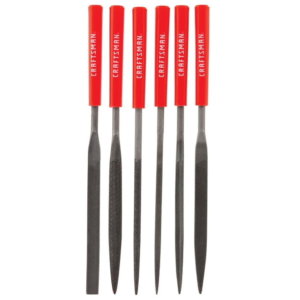 Juego de limas de agujas CRAFTSMAN CMHT82529, 6 piezas
