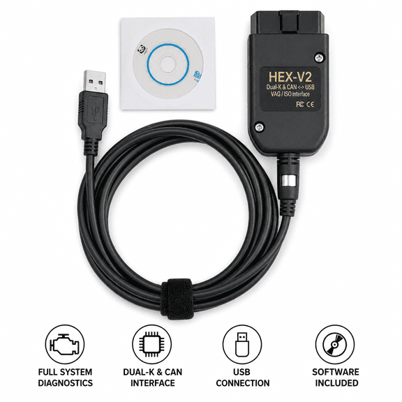 2024-New Vag-com Vcds Premium Diagnostic Interface and Software