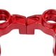 thumbnail image 4 of Ounissouiy RCGOFFLOW-portador de cubo de dirección duradero, aleación de aluminio, 2 uds., para nudillos de bloque de dirección 1/16 LOSI Kits de construcción modelo Rojo, 4 of 6