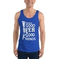 thumbnail image 1 of Good Beer With Good Friends Tank Top, 1 of 1
