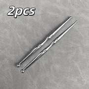 2 Pack Stainless Steel Massage Wand, Dual Head Acupressure Pen 12.8cm Trigger Point Tool, Reflexology Body Face Massager for Muscle Pain Relief Deep Tissue