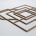 thumbnail image 5 of Ekena Millwork 15 3/8"W x 15 3/8"H x 1/4"T Medium Norwood Decorative Fretwork Wood Wall Panels, Hickory, 5 of 18