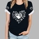 thumbnail image 5 of Tops Y Blusas de las Mujeres Estampadas Cuello Redondo Manga Corta, Poliéster Casual Top para Diario, Fiesta Y Todas las Estaciones, 5 of 8