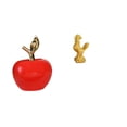 thumbnail image 1 of Escultura De Fruta De Cerámica Para El Hogar, Cafetería, Sala De Estudio, Vacaciones Y Feng Shui. Estatua De Gallo, Figura Para Cumpleaños, Aniversarios, Hoteles, Inauguración De La Casa., 1 of 8