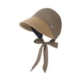 thumbnail image 4 of AJGRHE Packable Sun Hat Beret Style Headwrap For Outdoor Daily Casual Leisure Activities Adjustable Foldable Summer Beach Cap Khaki One Size, 4 of 4