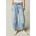 thumbnail image 2 of New Arrivals Exquisite Design Spring Summer Fashion Casual Loose Wide-Leg Pants Mid-Low Waist Washed Denim Trousers tzw, 2 of 7