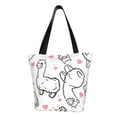 thumbnail image 1 of Disketp Alpacas and Hearts Bolsa de Hombro Casual para Mujer, Bolso Cruzado para Compras, Viajes y Uso Diario, 1 of 6