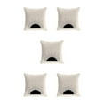 thumbnail image 1 of Transemion Throw Pillows Cover Soft And Durable For Home Decoration Easy To Clean Polyester Cushion Cover Pillow Cover Fit W0134-3 5Set, 1 of 6