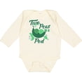 thumbnail image 3 of Inktastic Two Peas in a Pod with Faces Boys or Girls Long Sleeve Baby Bodysuit, 3 of 5