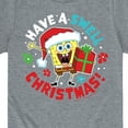 thumbnail image 3 of SpongeBob SquarePants - Have A Swell Christmas - Toddler And Youth Short Sleeve Graphic T-Shirt, 3 of 6