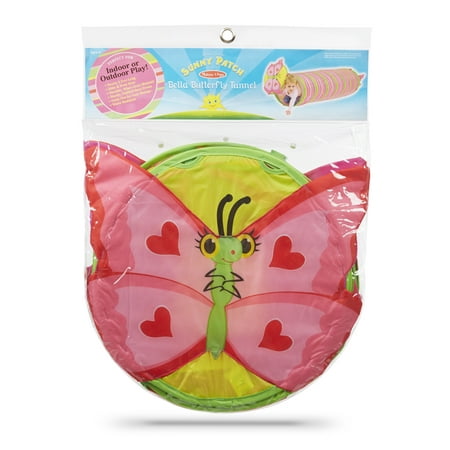 Melissa & Doug Sunny Patch Bella Butterfly Crawl-Through Tunnel (almost 5 feet long)