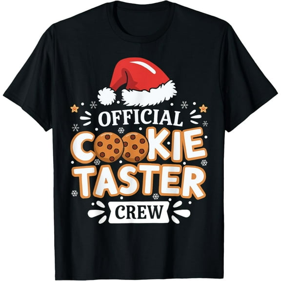 Official Cookie Taster Crew, Funny Christmas Baking Team T-Shirt